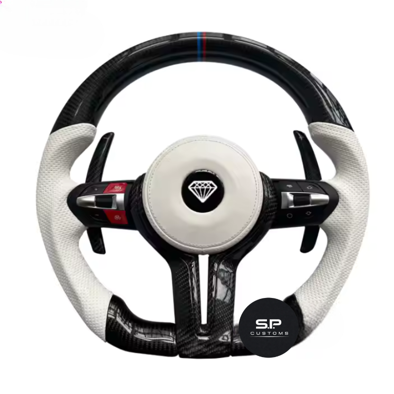 FrostCarbon Performance Steering Wheel – Bmw Edition