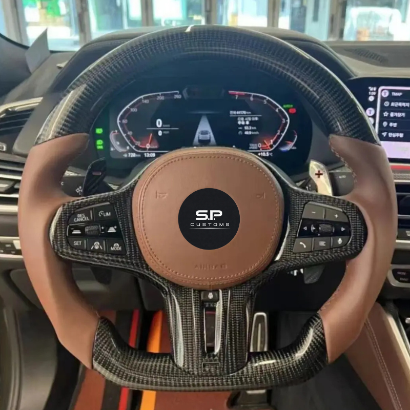Executive Line Leather Steering Wheel – Brown Edition