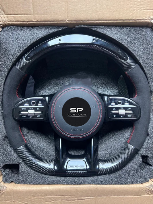 Mercedes-Benz C63 AMG Carbon/Alcantara LED Steering Wheel