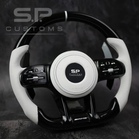 Arctic Elegance Steering Wheel – Mercedes Edition