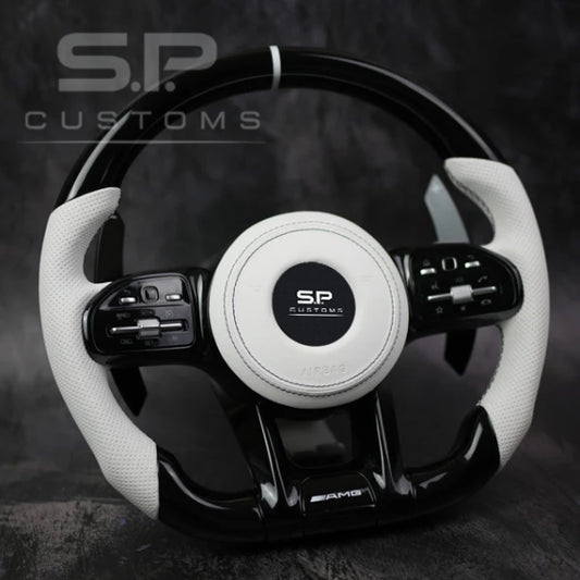 Arctic Elegance Steering Wheel – Mercedes Edition