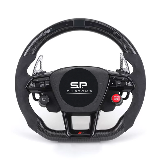 Carbon Steering Wheel for Audi/ A3/ A4/ A5/ A6/ C7/ C8/ Q3/ Q5/ Q7/ 4L/ SQ5 /SQ8 /TTRS