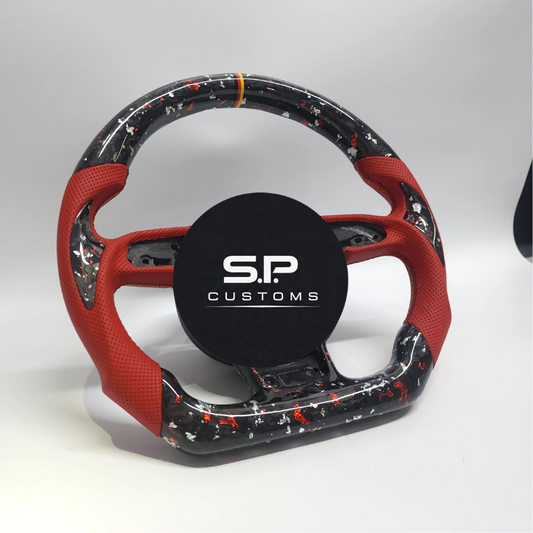 Audi CarbonLux Leather Steering Wheel – Audi Edition