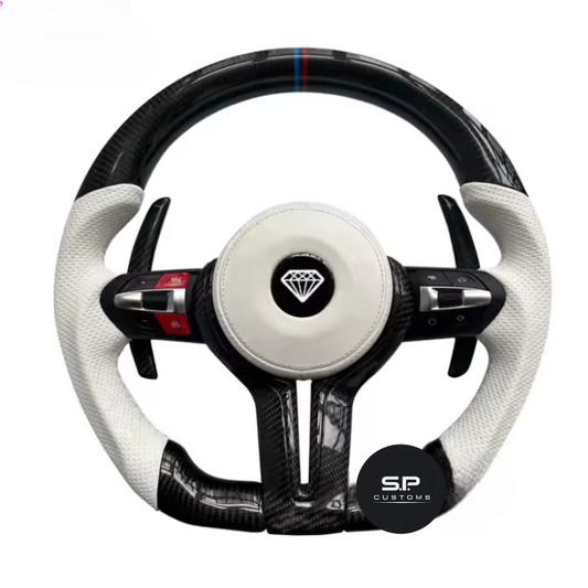 FrostCarbon Performance Steering Wheel – Bmw Edition