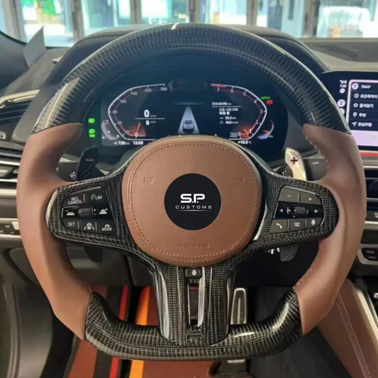 Executive Line Leather Steering Wheel – Brown Edition