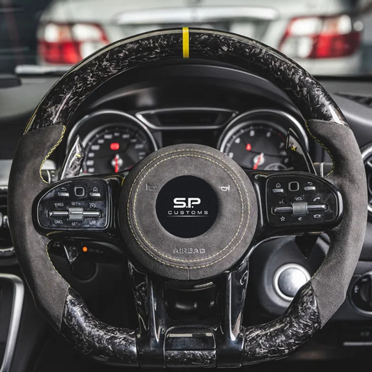 CarbonLux Forged Steering Wheel – Mercedes-Benz Edition